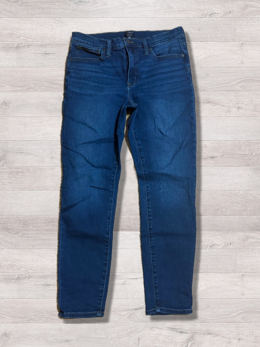 J. CREW 9” Mid Rise Skinny Jeans Size 30 Casual Preppy Medium Wash